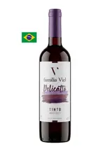 Vinho nacional viel fino tinto meio seco delicatto 750ml