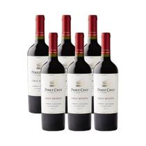 Vinho perez cruz gran reserva cabernet sauvignon 750 ml kit com 06 unidades