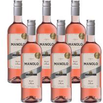 Vinho peterlongo manolo rosé seco 750ml c/6