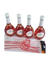 Vinho Português Mateus Rosé Baby 187ml - Kit com 4 Garrafas e 4 Canudos Especiais