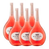 Vinho Portugues Mateus Rose Meio Seco 750ml Kit 6 Unidades Vinho Portugues Mateus Rose Meio Seco 750ml Kit 6 Unidades