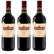 Vinho Quinta do Morgado Tinto Suave 750ml - Kit 3 Garrafas Vinho Quinta do Morgado Tinto Suave 750ml - Kit 3 Garrafas