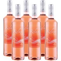 Vinho Rosé Frisante Relax Suave 750Ml Garibaldi Kit 6