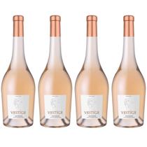 Vinho Rose Seco França Mediterrane IGP Vestige 750ml Kit 4un
