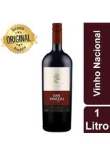 Vinho San Martin Brasileiro Bordô Tinto Suave 1 Litro