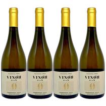 Vinho Sem Álcool Branco Seco Chardonnay Vinoh OAK 750mL - 04 unidades