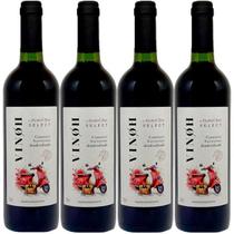 Vinho Sem Álcool Tinto Seco Cabernet Vinoh Select - 04 Un