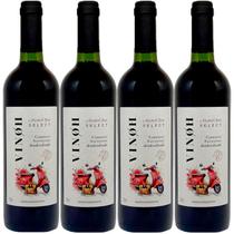 Vinho Sem Álcool Tinto Seco Cabernet Vinoh Select - 750mL - Nacional - 04 un