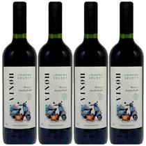 Vinho Sem Álcool Tinto Seco Merlot Vinoh Select - 04 Un