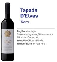 Vinho TAPADA DELVAS Alentejo Tinto - Português 750ml