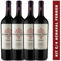Vinho Tinto Achaval Ferrer Malbec Mendoza Kit C/4 750ml
