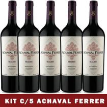 Vinho Tinto Achaval Ferrer Malbec Mendoza Kit C/5 750ml