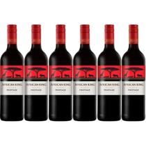 Vinho Tinto África do Sul Pinotage African King 750ml Cx 6un Vinho Tinto África do Sul Pinotage African King 750ml Cx 6un
