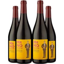 Vinho Tinto Albert Bichot Mr No Sulfite Beaujolais Villages 750ml Kit 4 Garrafas