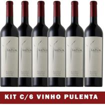 Vinho Tinto Argentino La Flor Pulenta Malbec Kit C/6 750ml