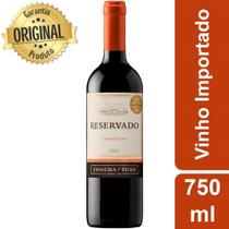 Vinho Tinto Chileno Carmenère Concha Y Toro Reservado 750 ml