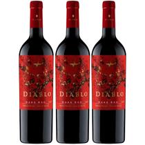 Vinho Tinto Concha Y Toro Diablo Dark Red 750ml Kit Com 3 Vinho Tinto Concha Y Toro Diablo Dark Red 750ml Kit Com 3