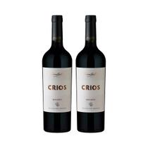 Vinho Tinto Crios Malbec 95% e Bonarda 5% 750ml Kit c/ 2