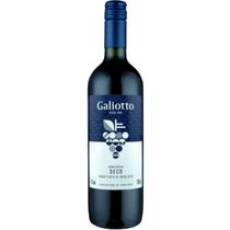 Vinho Tinto De Mesa Seco Galiotto Garrafa 750Ml