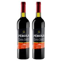 Vinho Tinto de Mesa Suave Pérola 750ml - 2 Unidades