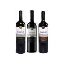 Vinho Tinto Fino Panizzon Vinas Martinez Cabernet Suave Seco Merlot Seco 750 ml kit 3 unidades