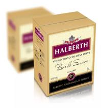 Vinho Tinto Halberth Bordô Suave Bag 3l