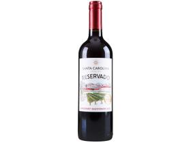 Vinho Tinto Meio Seco Santa Carolina Reservado Cabernet Sauvignon Chile 2022 750ml