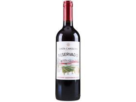Vinho Tinto Meio Seco Santa Carolina Reservado Cabernet Sauvignon Chile 750ml