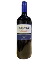 Vinho Tinto Merlot Carta Vieja Reservado Chileno 1L