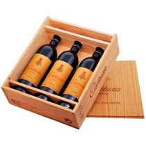 Vinho Tinto Português Cartuxa Colheita 750ml - Caixa de Madeira com 3 Unidades