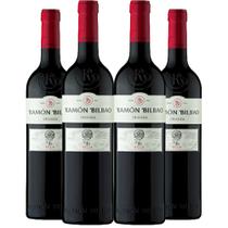 Vinho Tinto Ramon Bilbao Crianza Tempranillo 750ml Kit 4 Garrafas Vinho Tinto Ramon Bilbao Crianza Tempranillo 750ml Kit 4 Garrafas