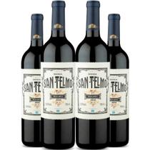 Vinho Tinto San Telmo Malbec 750ml Kit 4 Garrafas