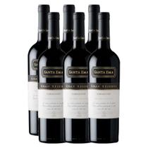 Vinho Tinto Santa Ema Gran Reserva Carmenere 750ml Kit 6 Und