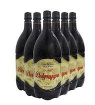 Vinho tinto seco - bordo - delgrappa - 6 x 2 lt