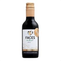 Vinho Tinto Seco Brasileiro Merlot Lidio Carraro Faces 187ml