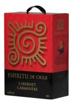 Vinho Tinto Seco Espíritu De Chile Cabernet Carme Bag Box 3L