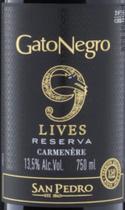 Vinho Tinto Seco Gato Negro 9 Lives Reserva - Cabernet Sauvignon 750ml