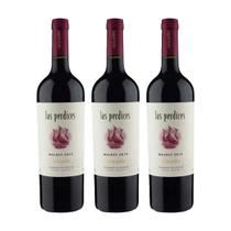 Vinho Tinto Seco Las Perdices Malbec 750ml Kit Com 3