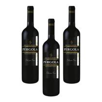 Vinho Tinto Seco Selecao Pergola kit 3 Garrafas 750ml