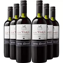 Vinho Tinto Sem Alcool La Dorni Tinto Meio Seco 750ml Kit 6u