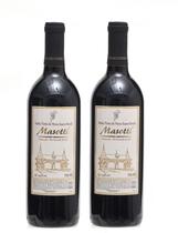 Vinho tinto suave Bordô Masotti 750ml Kit 2 unid