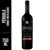 Vinho tinto suave de mesa Pergola 750ml Vinho tinto suave de mesa Pergola 750ml