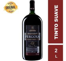Vinho Tinto Suave de mesa Seleção Pérgola Garrafa 2L O mais vendido do Brasil
