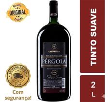 Vinho Tinto Suave de mesa Seleção Pérgola Garrafa 2L O mais vendido do Brasil