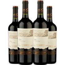 Vinho Tinto Ventisquero Reserva Merlot 750ml Kit 4 Garrafas
