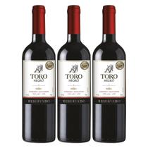 Vinho Toro Negro Cabernet Sauvignon - Valle Central Chile - Kit 3 Garrafas de 750ml