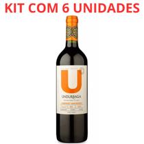 Vinho u undurraga valle central cab sauv 750ml tto kit com 6 Vinho u undurraga valle central cab sauv 750ml tto kit com 6
