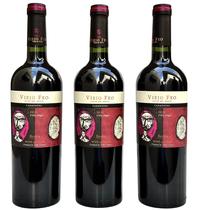 Vinho Viejo Feo Reserva Carménère Kit Com 3 Garrafas Oferta