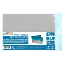 Vinil Adesivo A4 90g Semitransparente Brilho Marpax 50fls Vinil Adesivo A4 90g Semitransparente Brilho Marpax 50fls