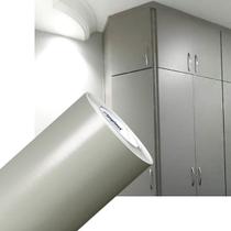 Vinil Adesivo Auto Colante Envelopamento Cinza Claro - 10m Vinil Adesivo Auto Colante Envelopamento Cinza Claro - 10m